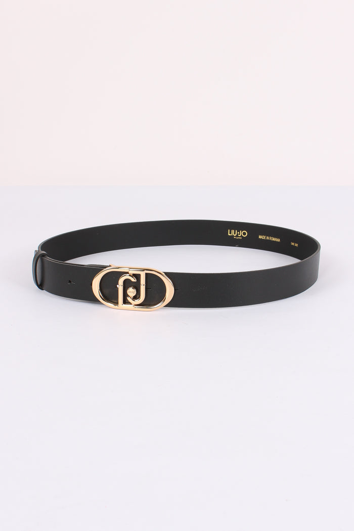 Cintura Alta Logo Nero/gold
