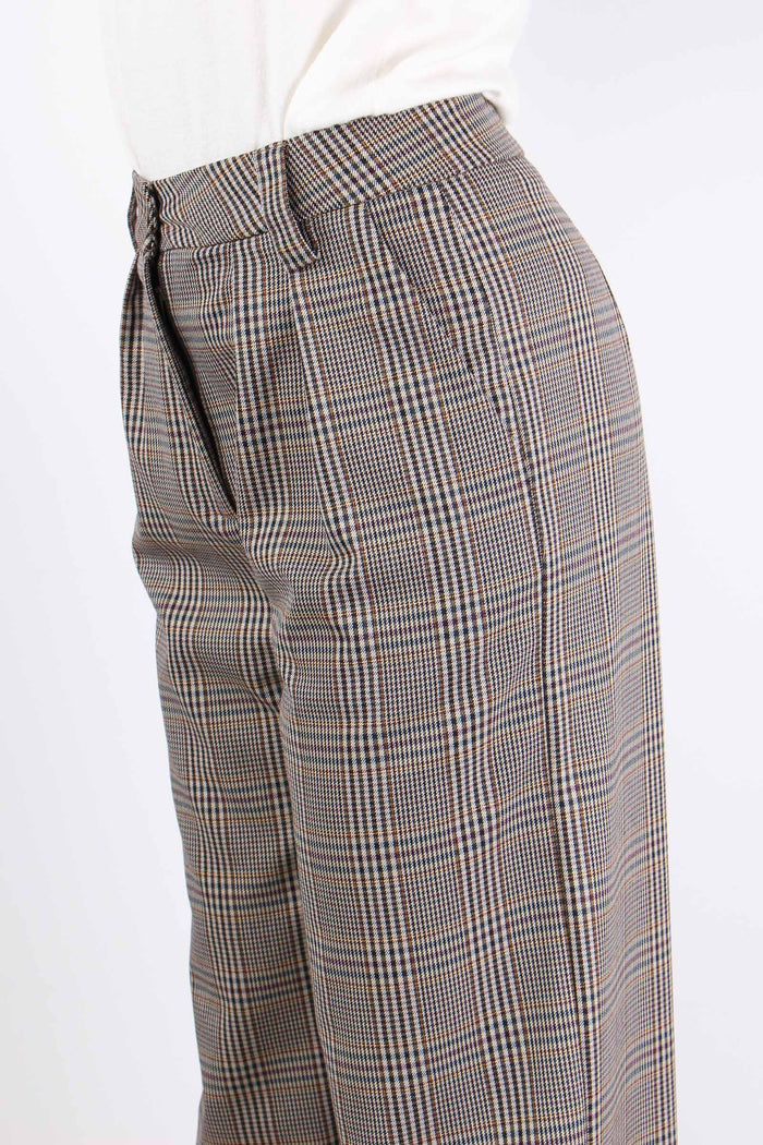 Pantalone Doppia Pences Largo Tortora/nocciola-7