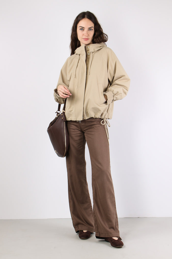 Giubbotto Cappuccio Svasato Avena-6