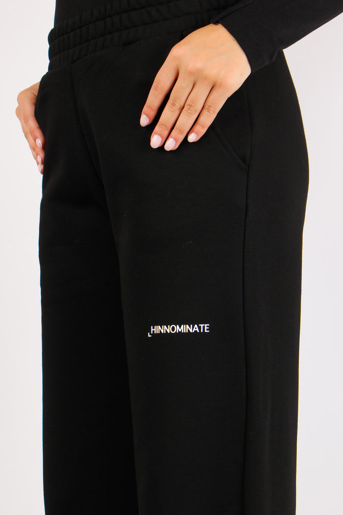 Pantalone Felpa Palazzo Nero-7