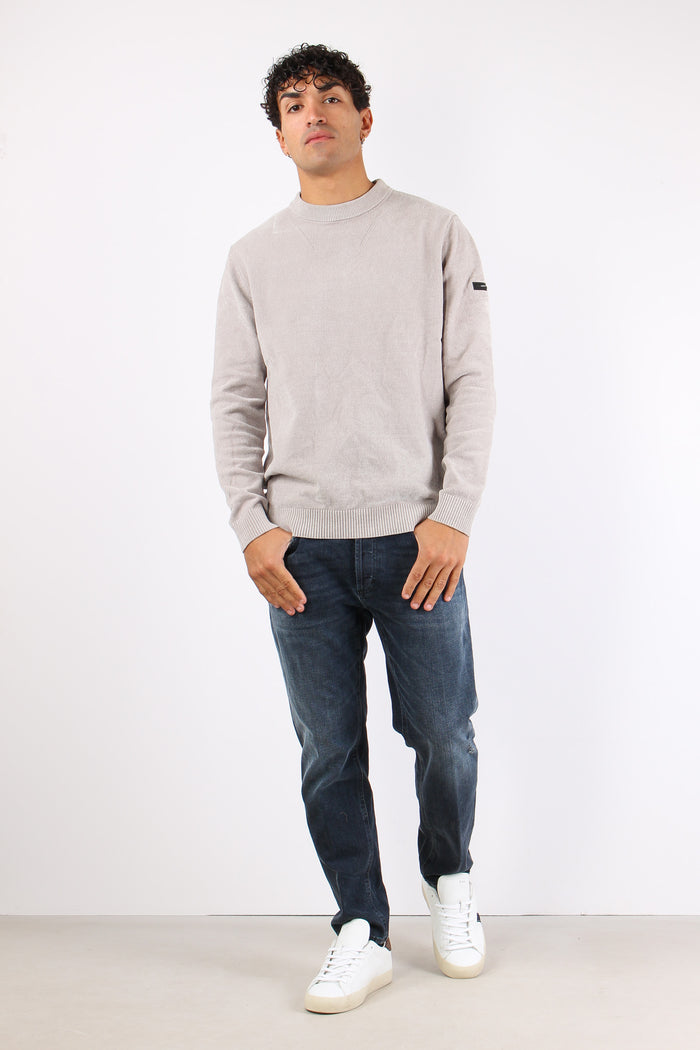 Maglia Girocollo Ciniglia Stone