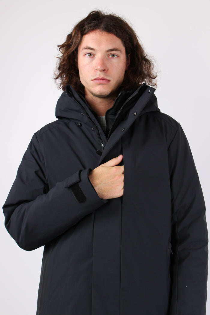 Wilder Piumino Medio Zip Black-5