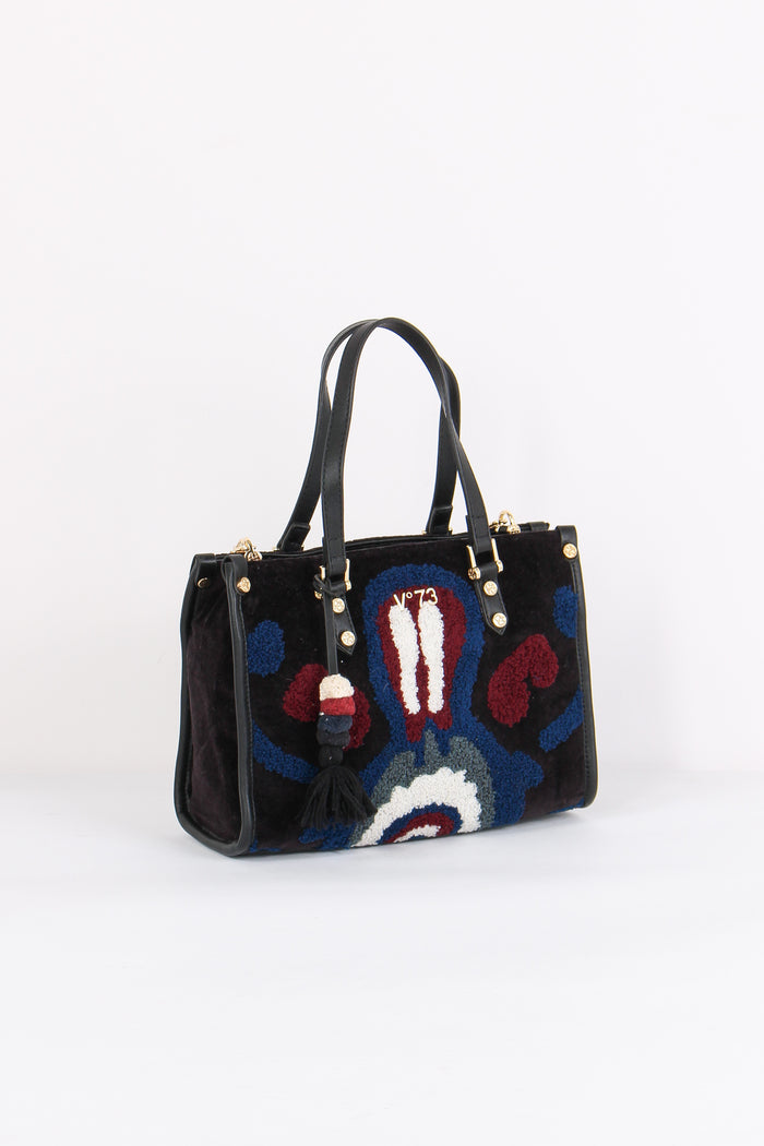 Melia Mini Shopping Multicolor Nero/multicolor-6