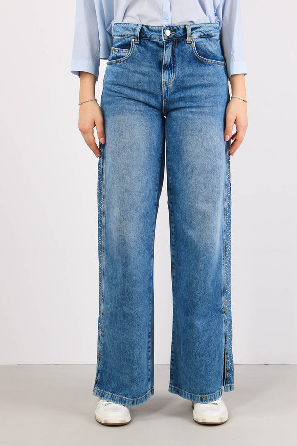 Ellespack_20 Jeans Palazzo Strass Blue Deniim-2