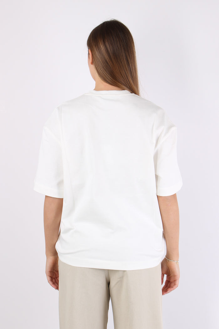 T-shirt Taschino Inserto Check Off White-3