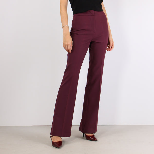 Pantalone Zampa Bordeaux-2