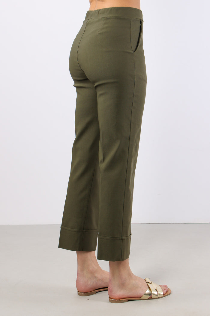 Pantalone Dritto Risvolto Militare-6