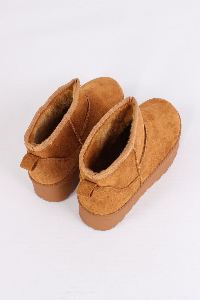 Stivale Inserto Teddy Cuoio-6