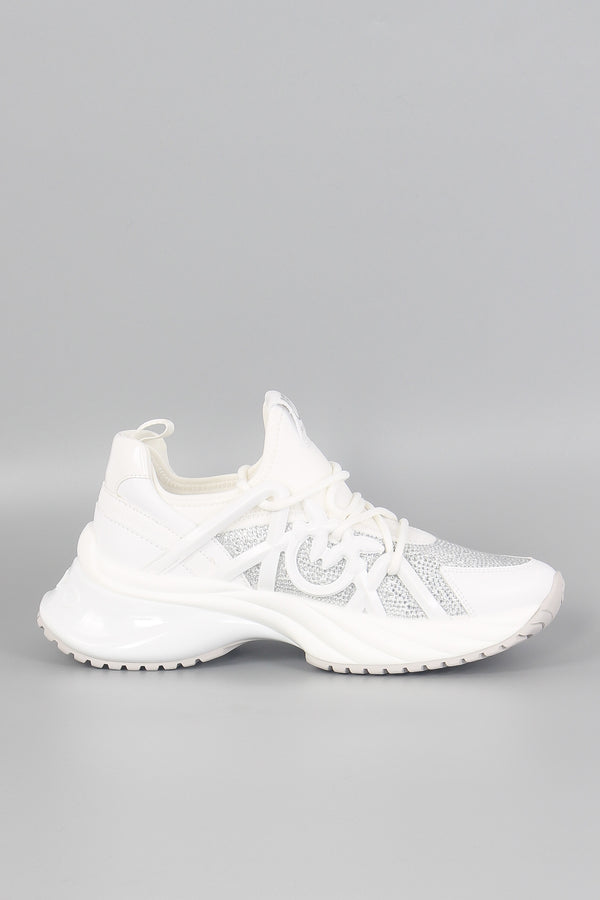 Ariel 01 Sneaker Neoprene White/crystal