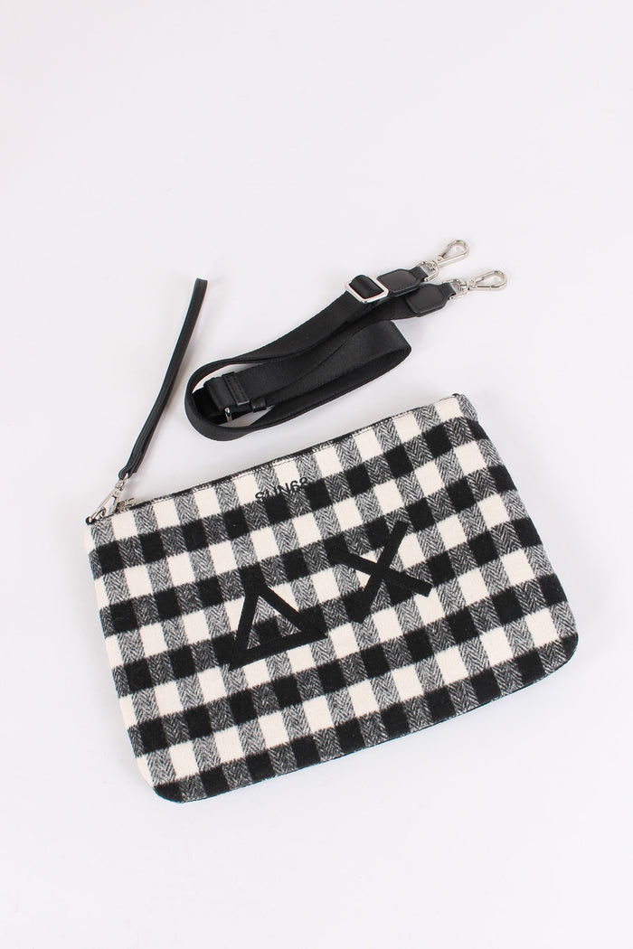 Pochette Check Nero-5