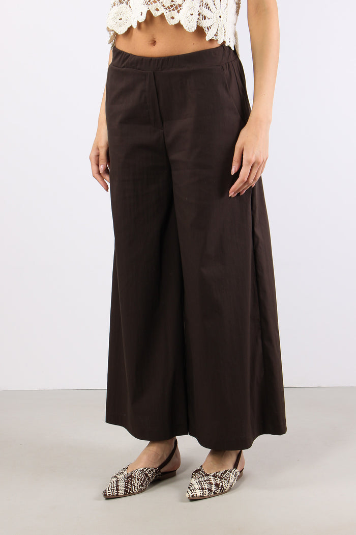 Pantalone Cropped Cotone Moro-3