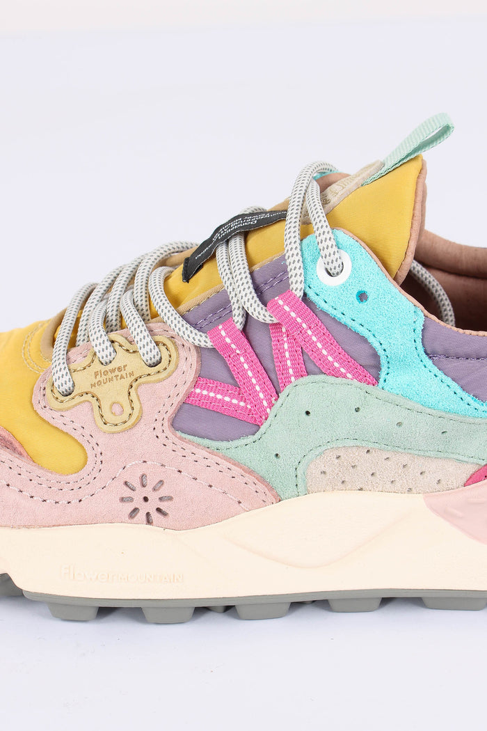 Sneakers Yamano Suede Nylon Pink-4