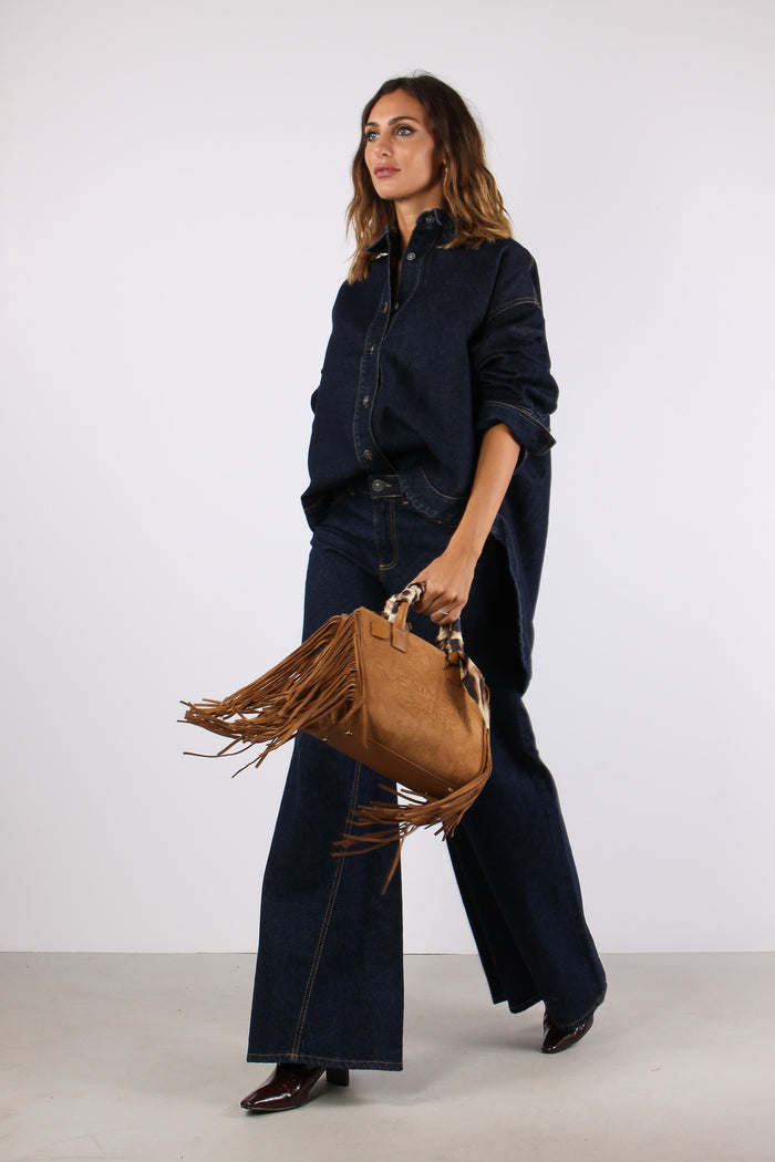 Eos-8 Denim Zampa Asimmetrica Denim Scuro-5