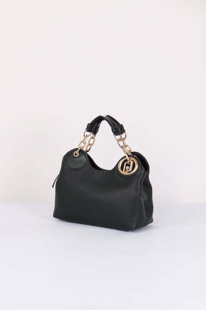 Tracollina 3 Scomparti Logo Nero/brass Gold-2