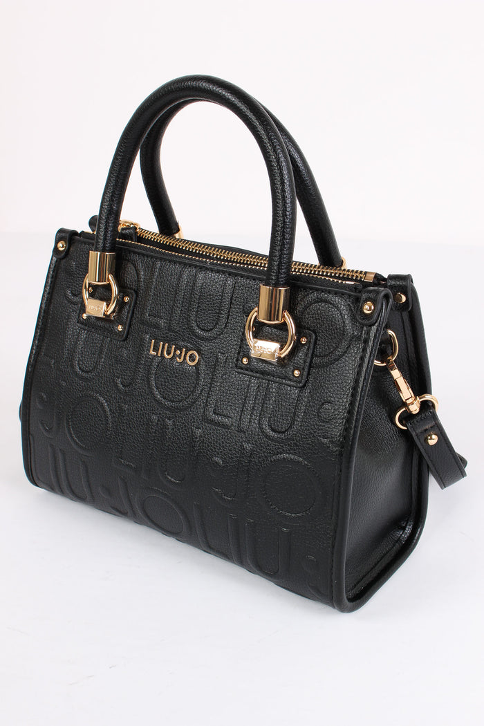 Shopping Piccola Logo 3d Nero-6