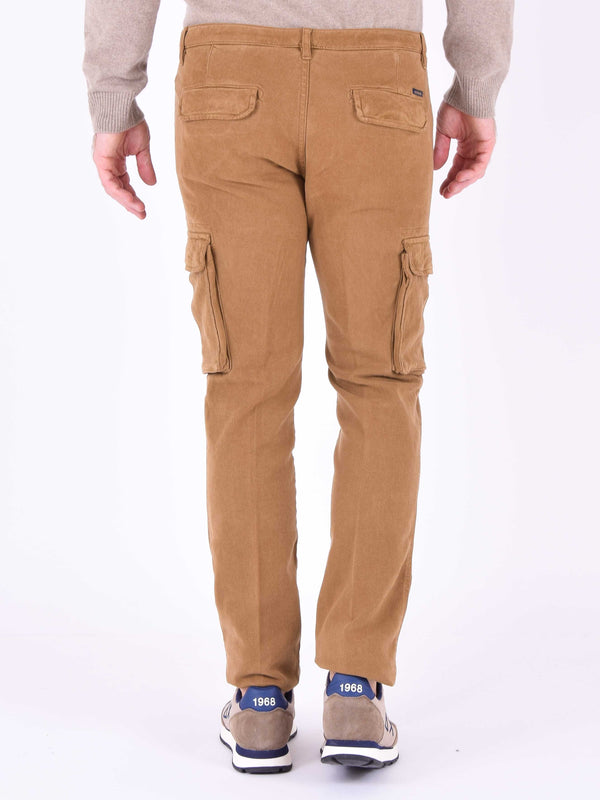 Pantalone Cargo Noce-2