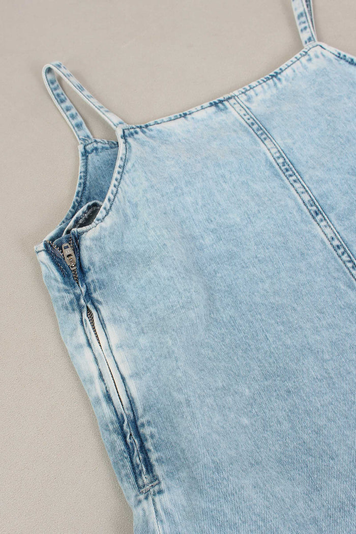 Abito Denin Leggero Denim-5