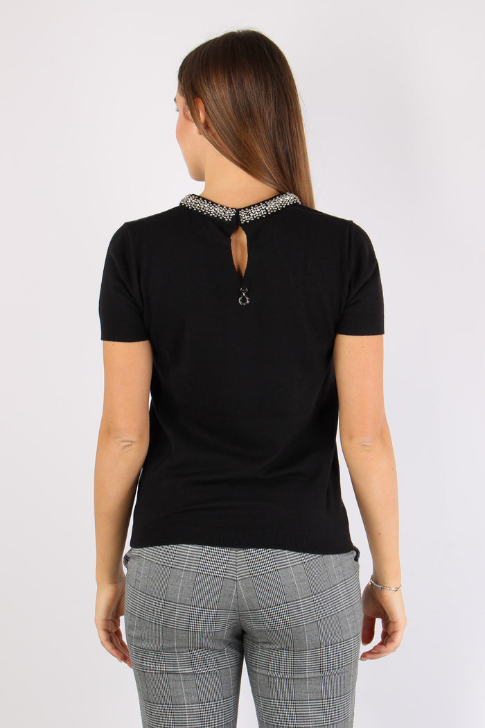 Acteria Maglia M/m Viscosa App Black-6