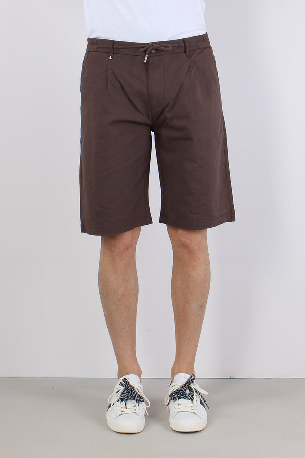 Bermuda Pantalccio Misto Lino Caffe-2