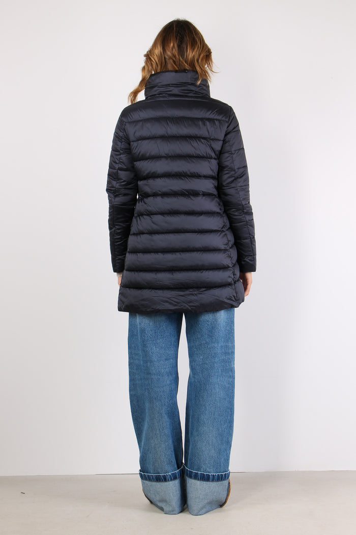 Lydia Giubbotto Svasato Blue Black-5