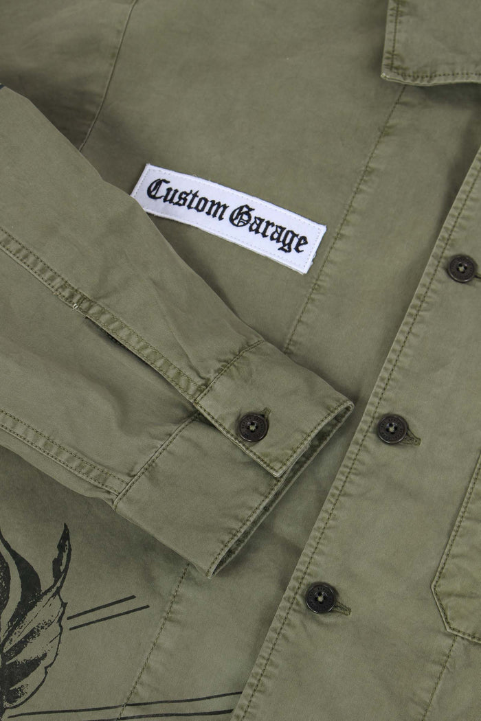 Camicia Logo Schiena Militare-5