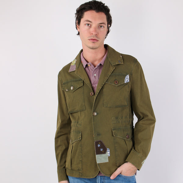 Field Jacket Stampa Retro Colonial-2