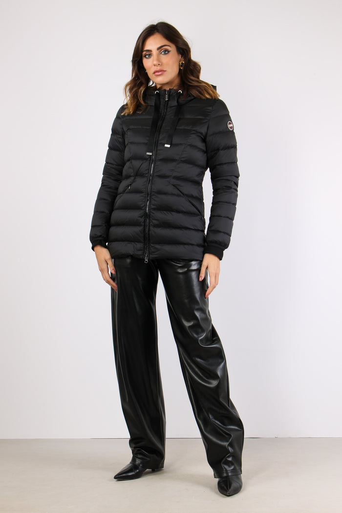 Piumino Medio Coulisse Nero