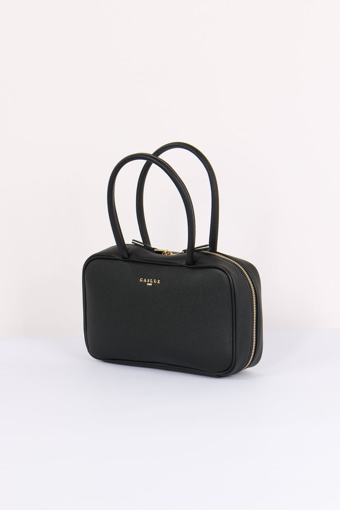 Bauletto Manico Zip Nero-2