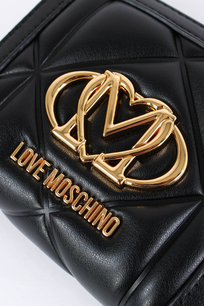 Zip Around Piccolo Matelasse Nero-4