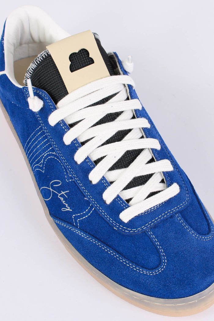 Sneakers Scamosciata Impunture Contr Blue Royal-6