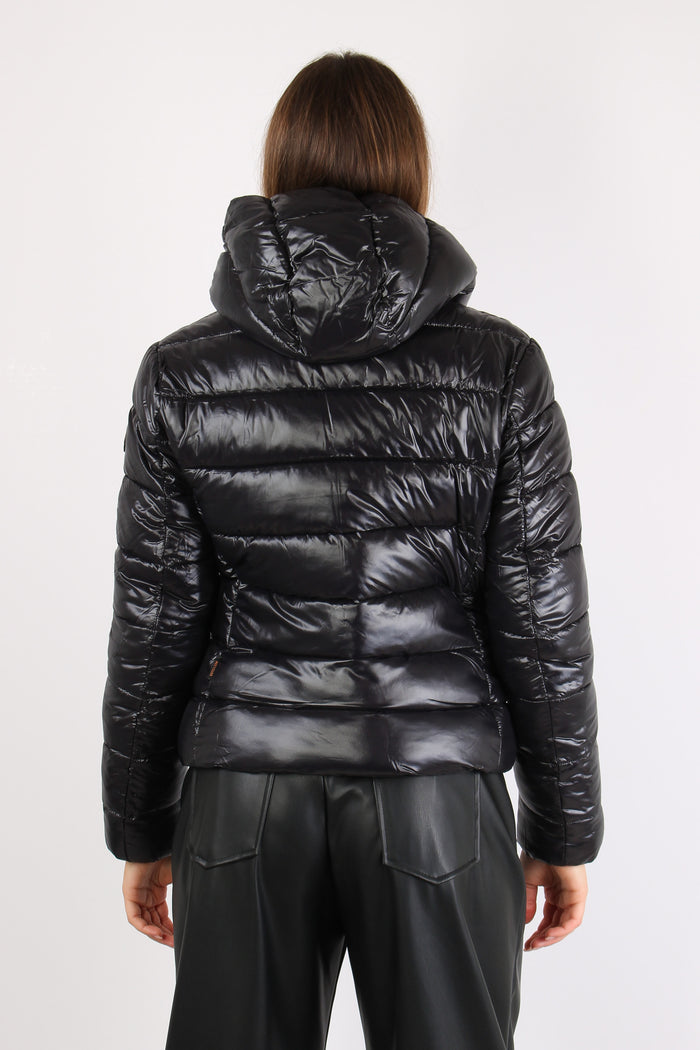 Cosmary Piumino Corto Lucido Black-4