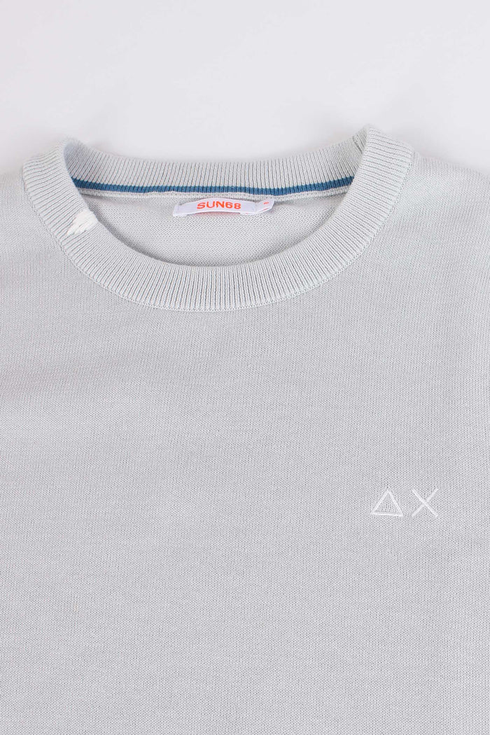 Pullover Basico Grigio-4