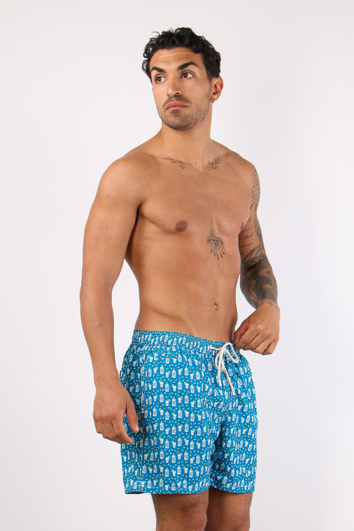 Costume Boxer Fantasia Blu-5