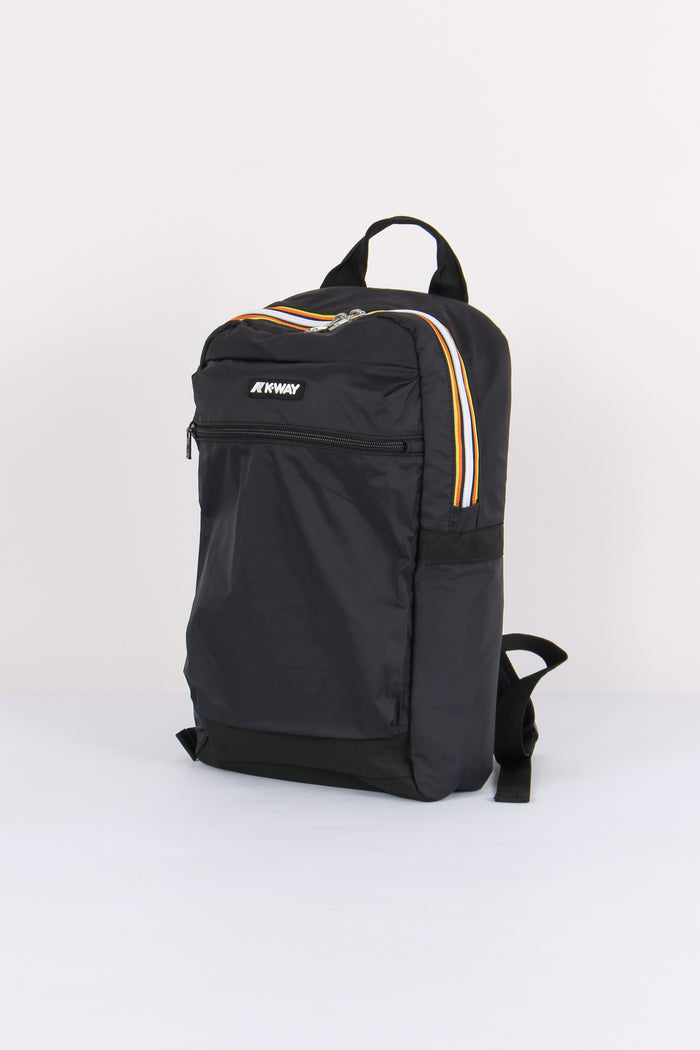 Mini Zaino Nylon Piatto Black Pure-2