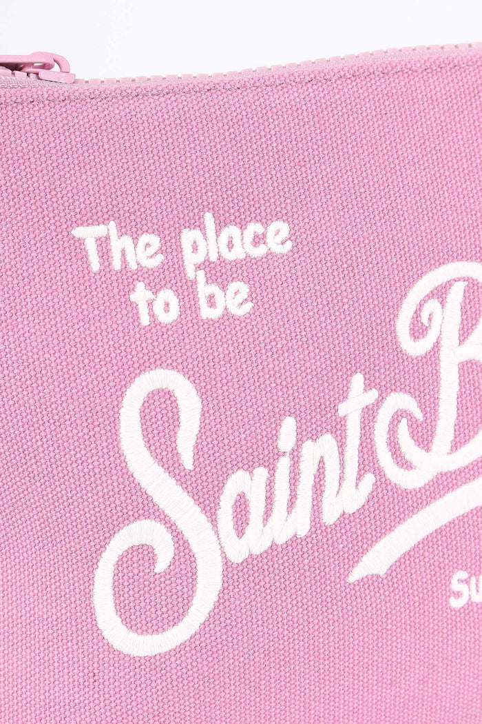 Aline Pochette Canvas Rosa-6