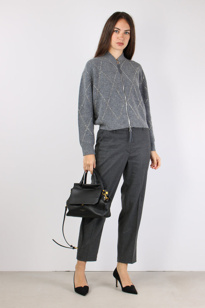 Pantalone Lana  Flanella Grigio