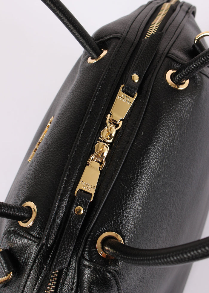 Maxi Duffle Tracolla Logo Nero-6