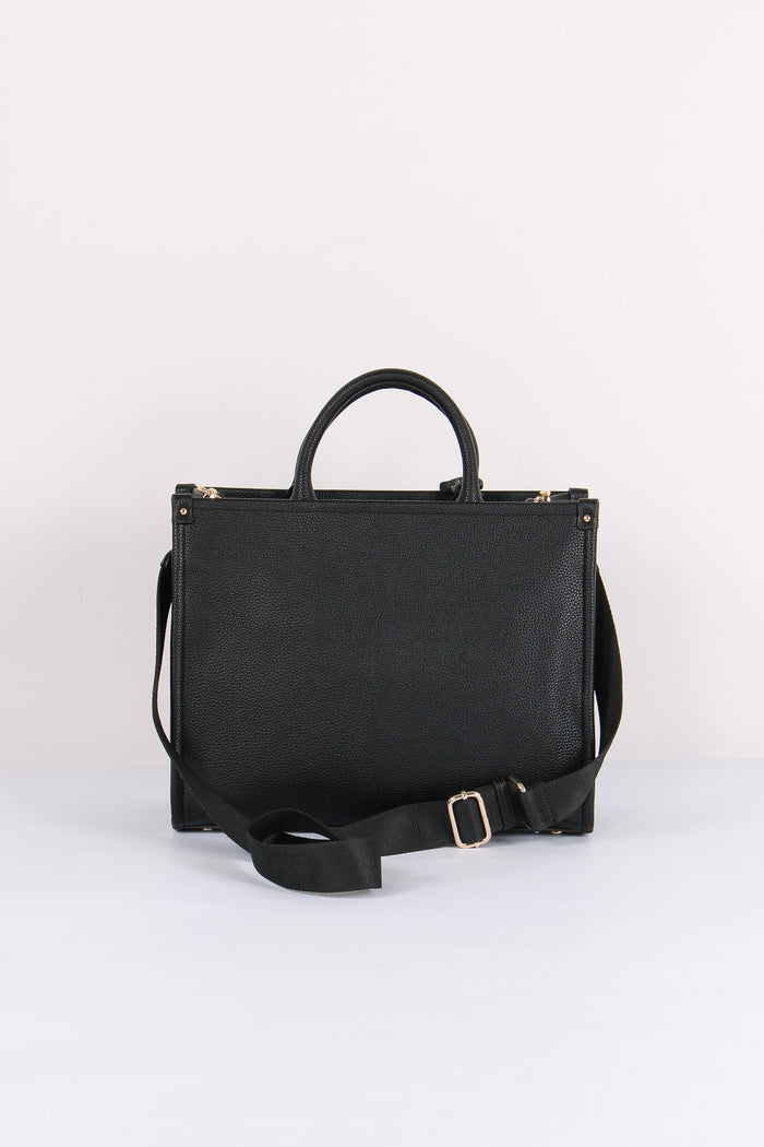 Shopping Tinta Unita Logo Nero-3
