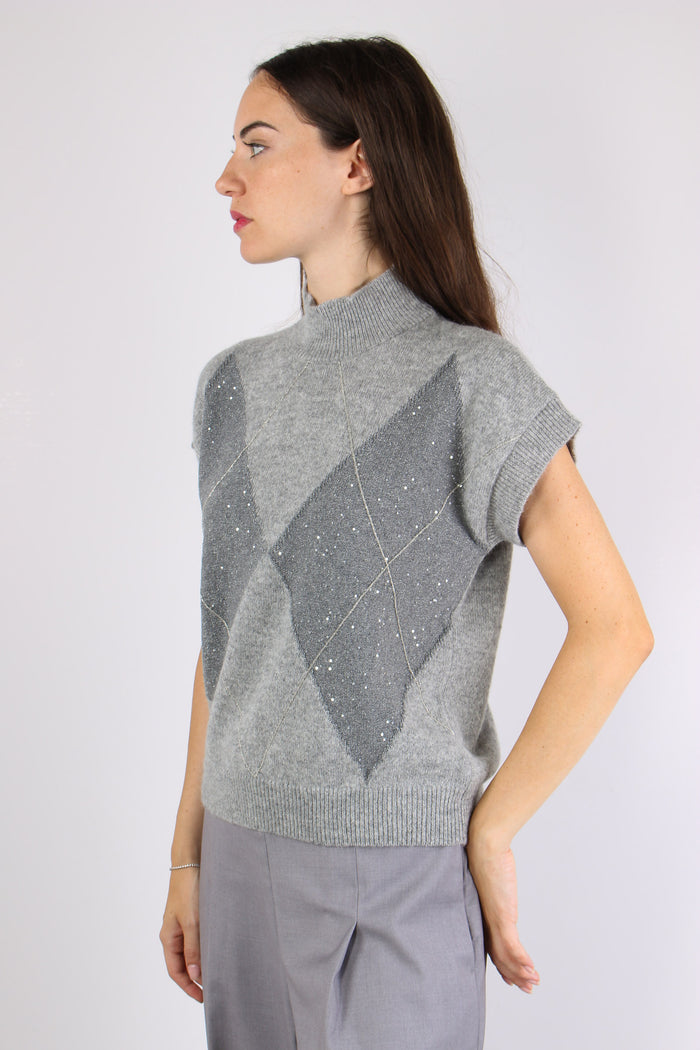 Gilet Rombi Grigio-4