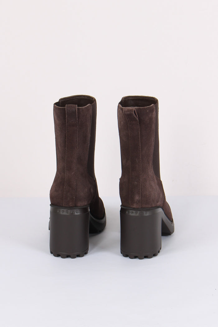 Stivale H724 Chelsea Suede Palissandro-3