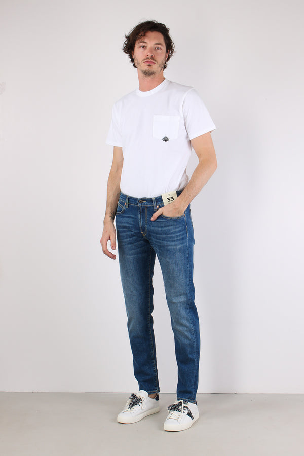 Denim Slim Fit Denim Medio