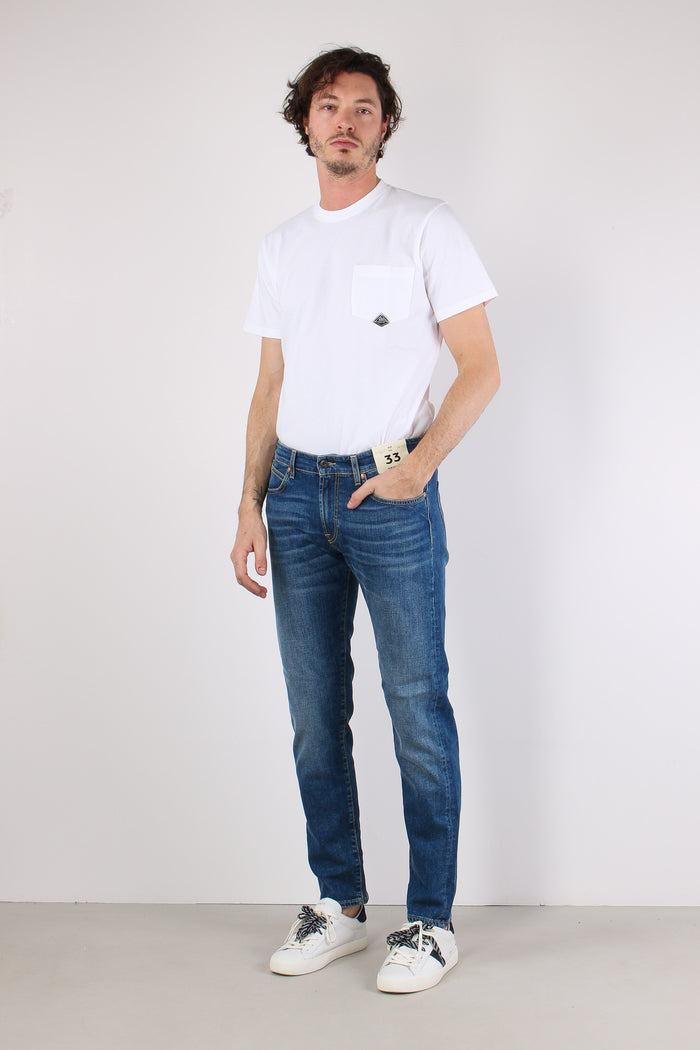Denim Slim Fit Denim Medio