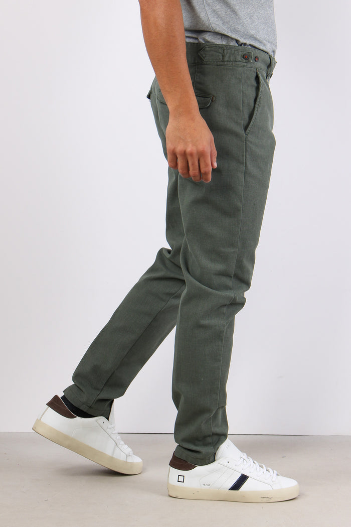 Pantalone Chino Riprese Latera Menta-4