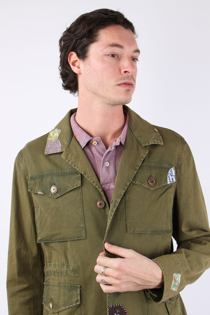 Field Jacket Stampa Retro Colonial-8