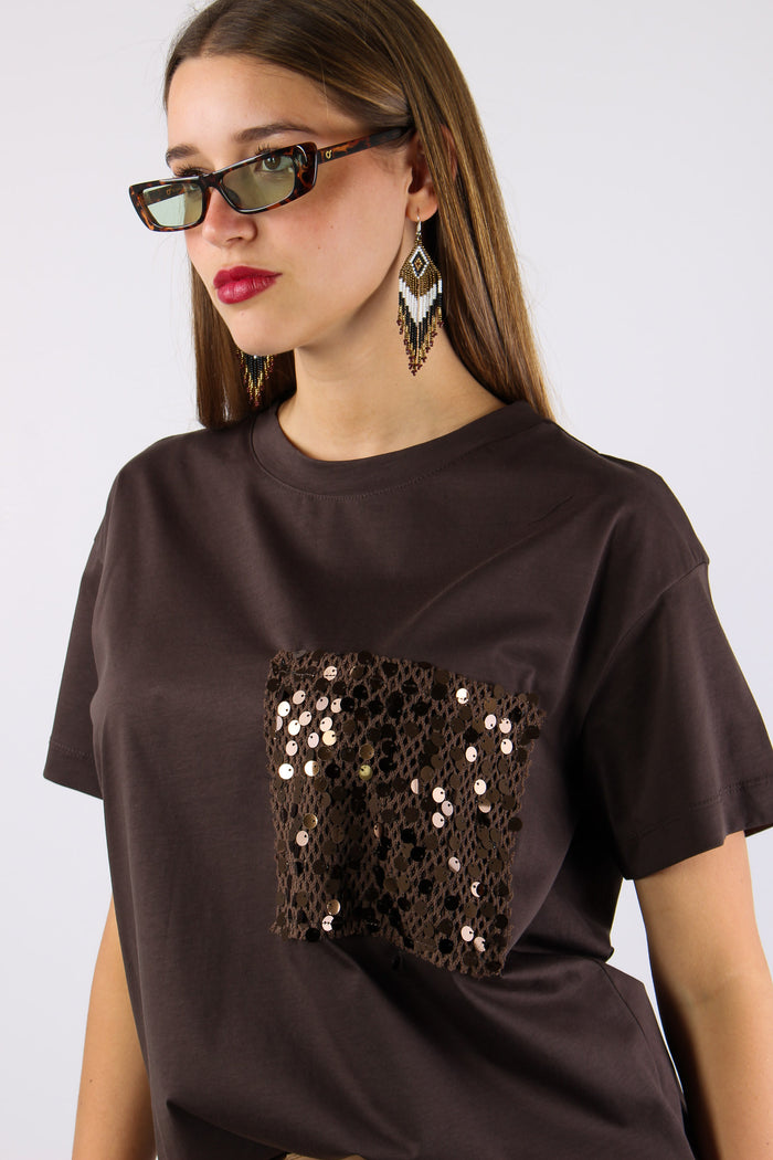 T-shirt Taschino Paillettes Moro-7