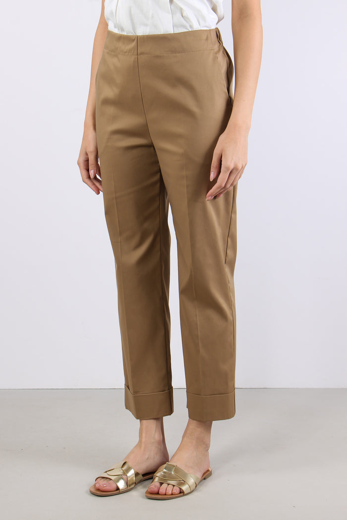 Pantalone Dritto Risvolto Terra-3