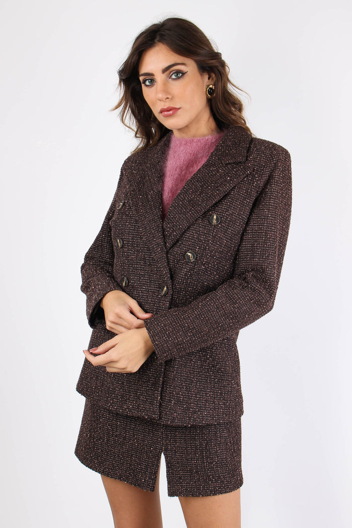 Giacca Doppiopetto Boucle Pail Moro-7