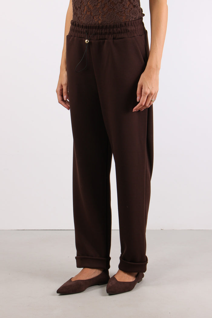 Pantalone Modal Risvolto Fondo Moro-4