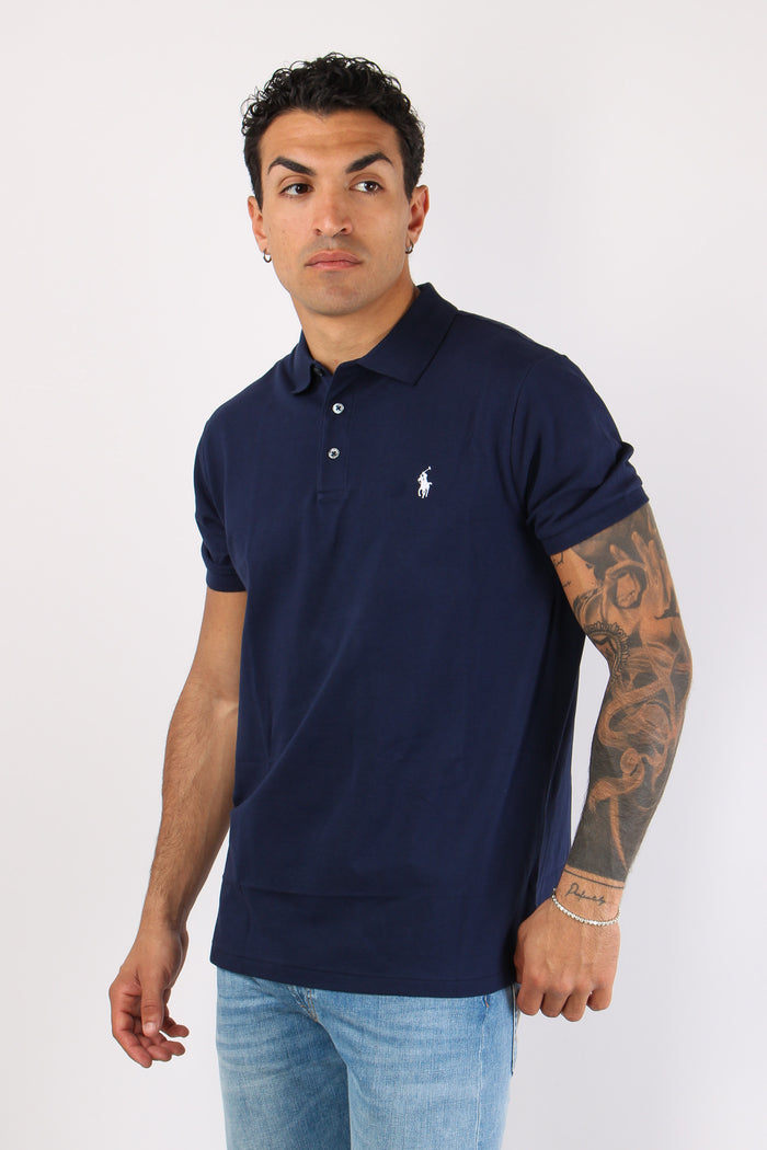 Polo Slim Fit Stretch Refined Navy-5