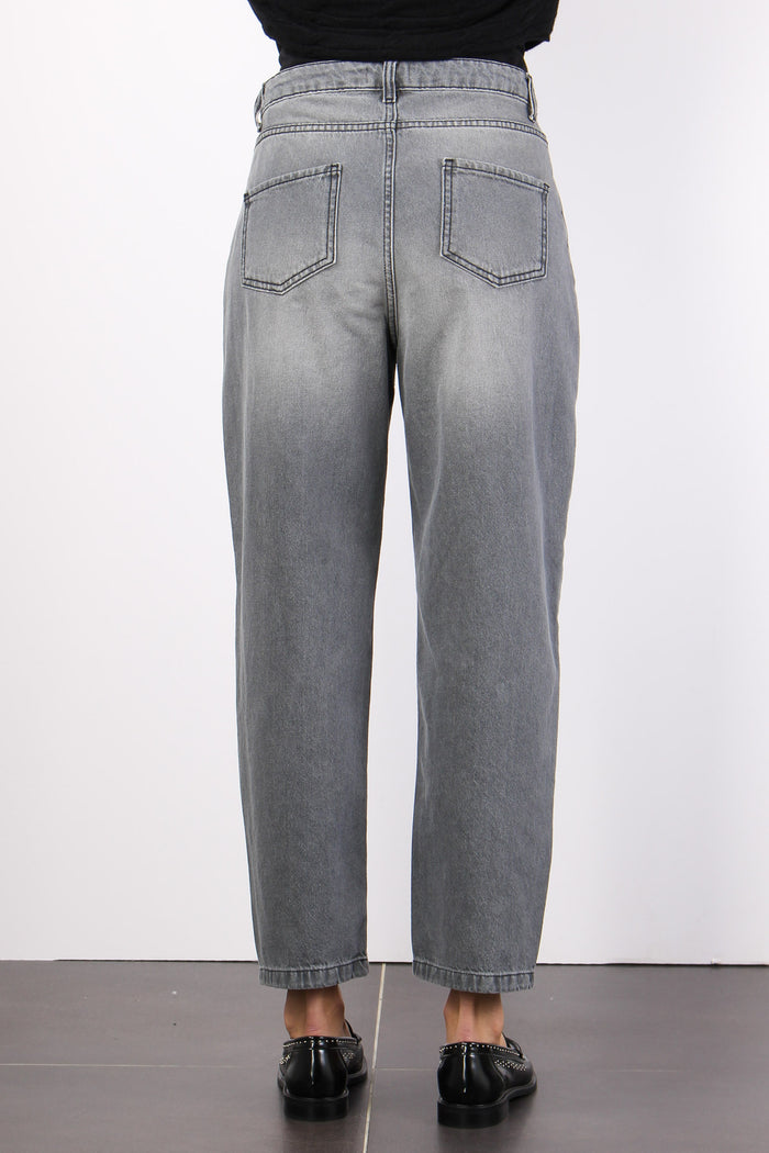 Denim Momfit Denim Grigio-4